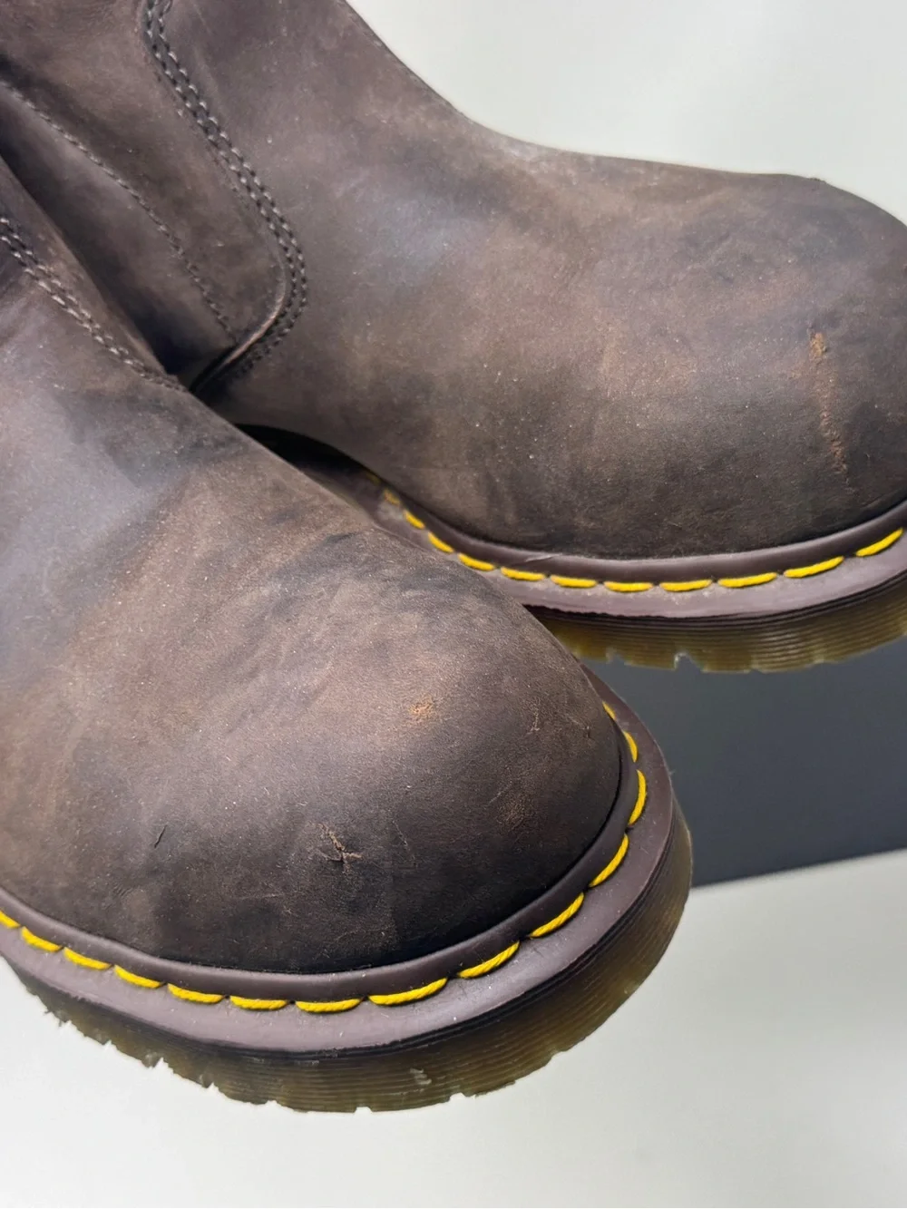 Dr. Martens industrial boots steel toe